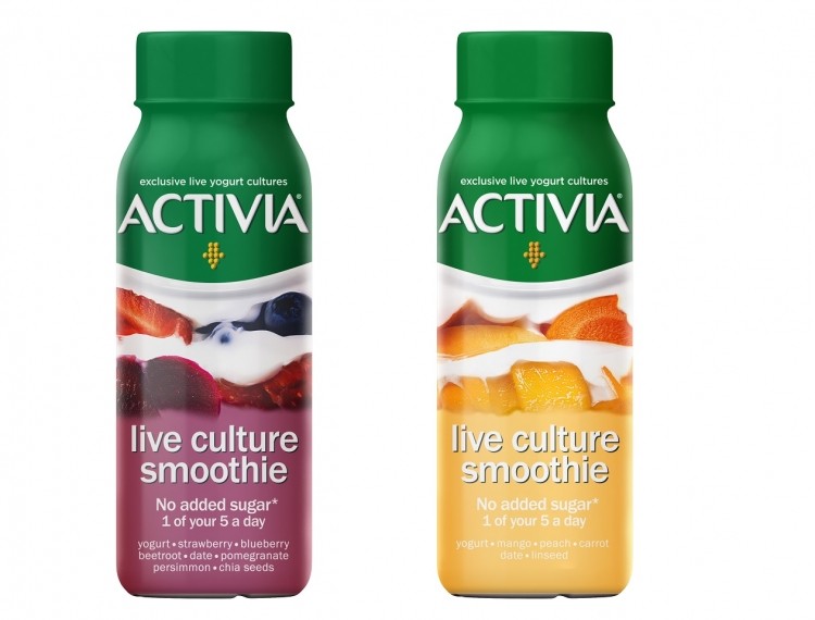with fizz Activia smoothies live to hopes culture up sales